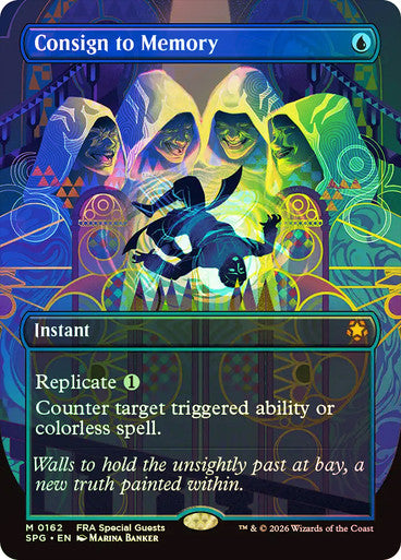Consign to Memory (Borderless) (#162) - (Foil): Special Guests