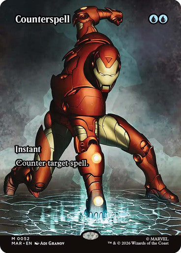 Counterspell (Borderless) (#052): Marvel Universe