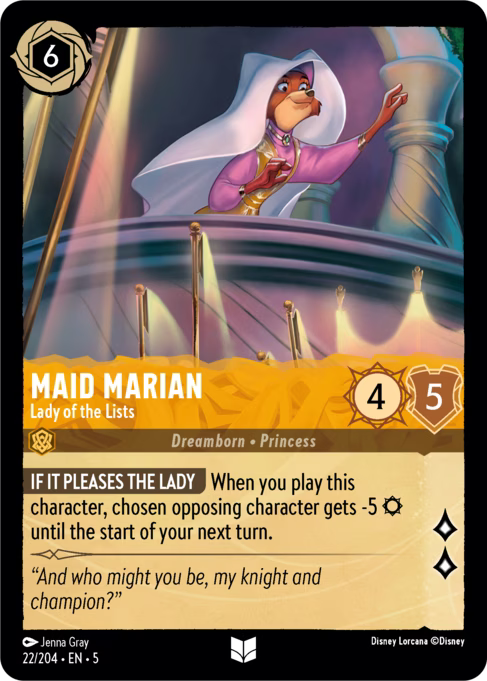 Maid Marian - Lady of the Lists - (Foil): Shimmering Skies