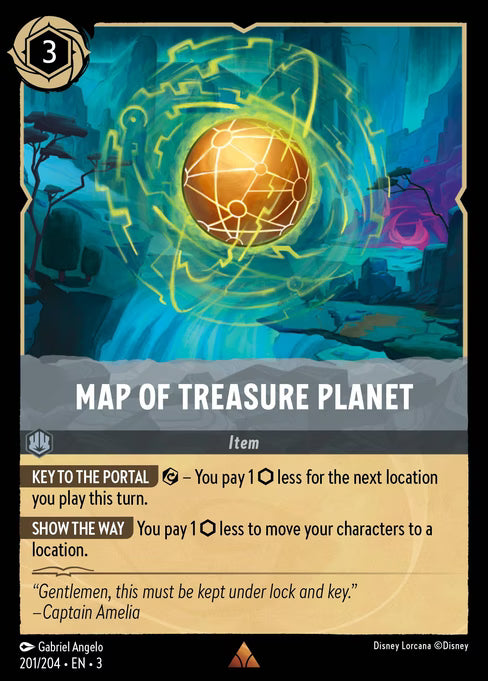 Map of Treasure Planet: Into the Inklands