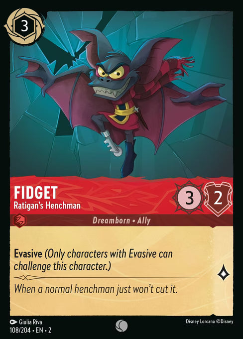 Fidget - Ratigan's Henchman: Rise of the Floodborn
