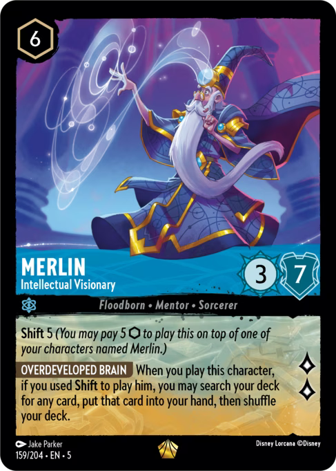 Merlin - Intellectual Visionary - (Foil): Shimmering Skies