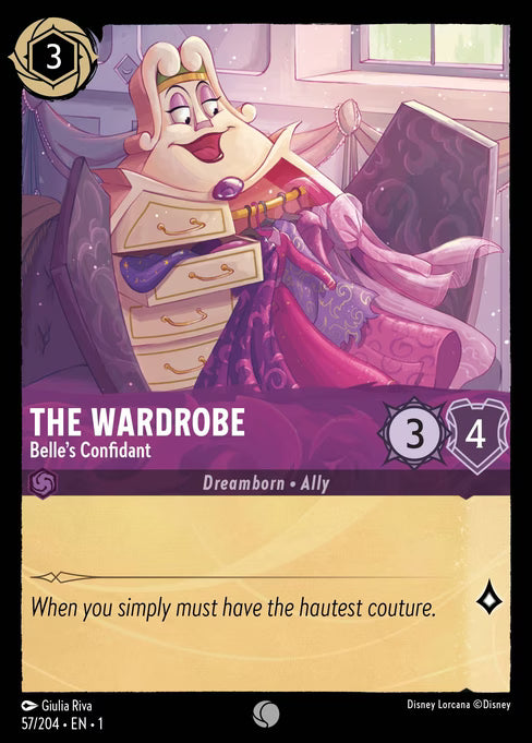 The Wardrobe - Belle's Confidant: The First Chapter
