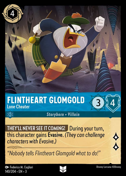Flintheart Glomgold - Lone Cheater: Into the Inklands