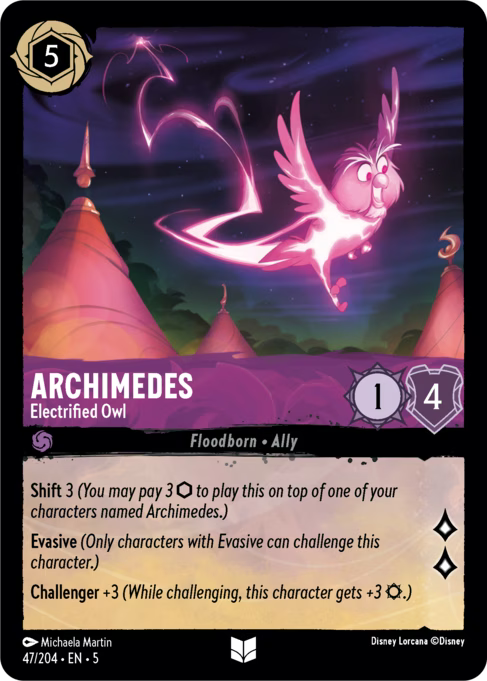 Archimedes - Electrified Owl: Shimmering Skies