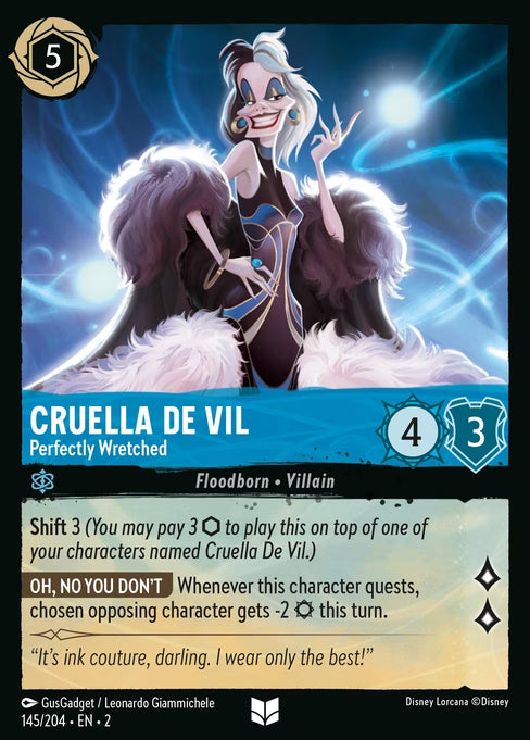 Cruella De Vil - Perfectly Wretched - (Foil): Rise of the Floodborn