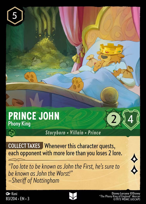 Prince John - Phony King: Into the Inklands