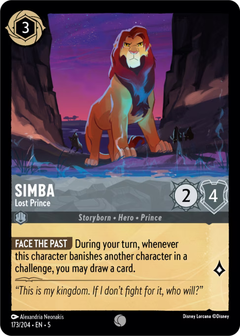Simba - Lost Prince - (Foil): Shimmering Skies