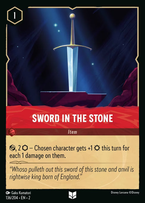 Sword in the Stone - (Foil): Rise of the Floodborn