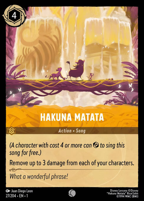 Hakuna Matata: The First Chapter