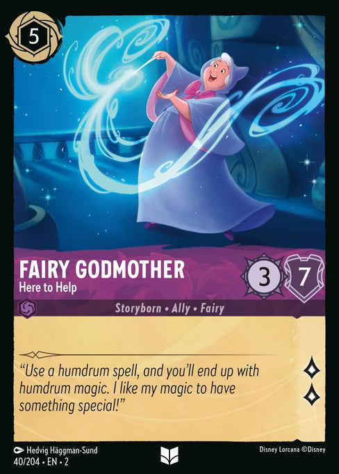 Fairy Godmother - Here to Help - (Foil): Rise of the Floodborn