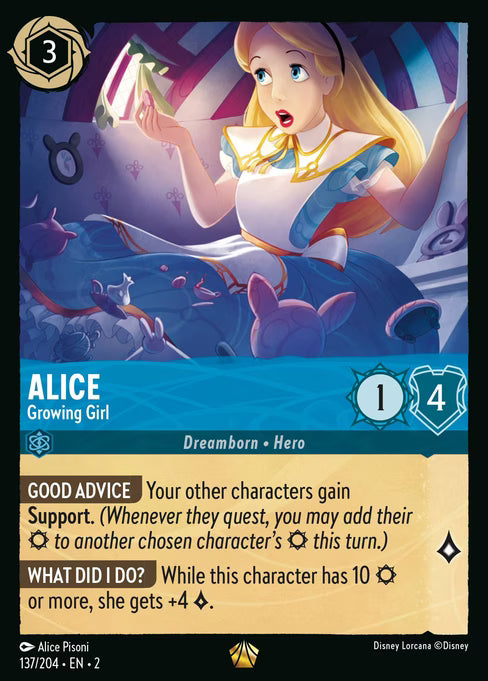 Alice - Growing Girl - (Foil): Rise of the Floodborn