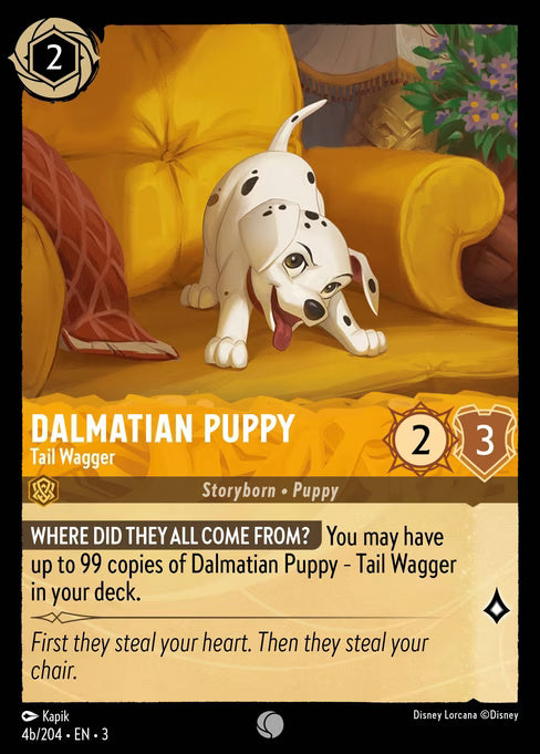 Dalmatian Puppy - Tail Wagger - (Foil): Into the Inklands