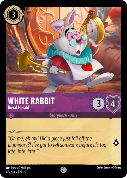White Rabbit - Royal Herald - (Foil): Shimmering Skies