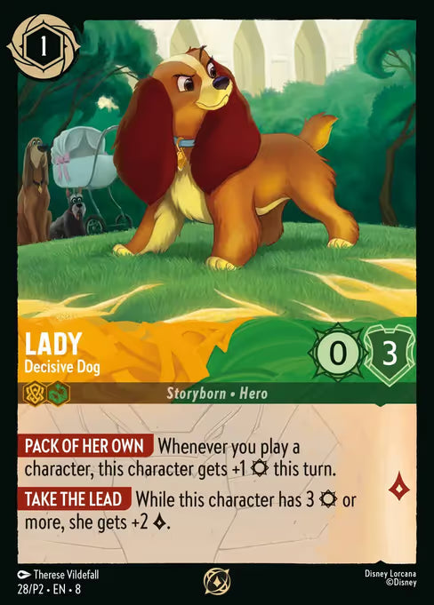 Lady - Decisive Dog (#028) (League) - (Foil): Promo Set 2
