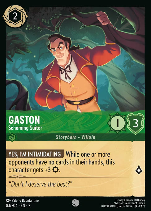 Gaston - Scheming Suitor: Rise of the Floodborn