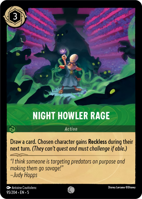 Night Howler Rage - (Foil): Shimmering Skies