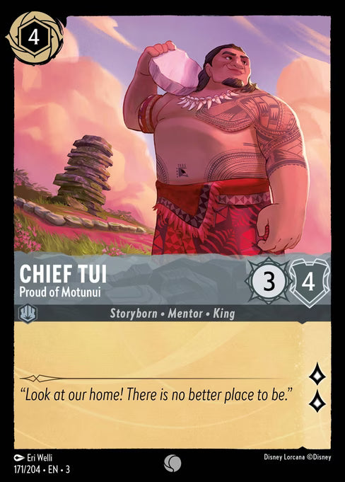 Chief Tui - Proud of Motunui: Into the Inklands