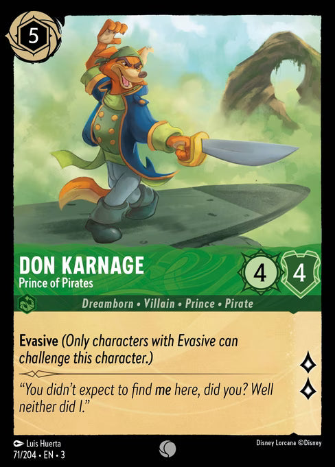 Don Karnage - Prince of Pirates: Into the Inklands