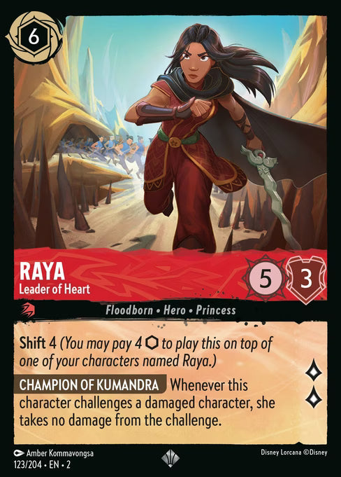 Raya - Leader of Heart - (Foil): Rise of the Floodborn