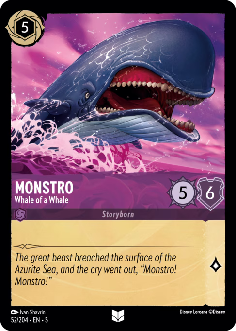 Monstro - Whale of a Whale - (Foil): Shimmering Skies
