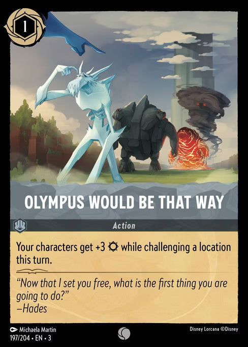 Olympus Would Be That Way: Into the Inklands
