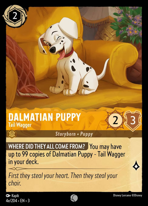 Dalmatian Puppy - Tail Wagger - (Foil): Into the Inklands