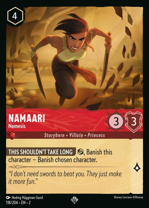 Namaari - Nemesis - (Foil): Rise of the Floodborn