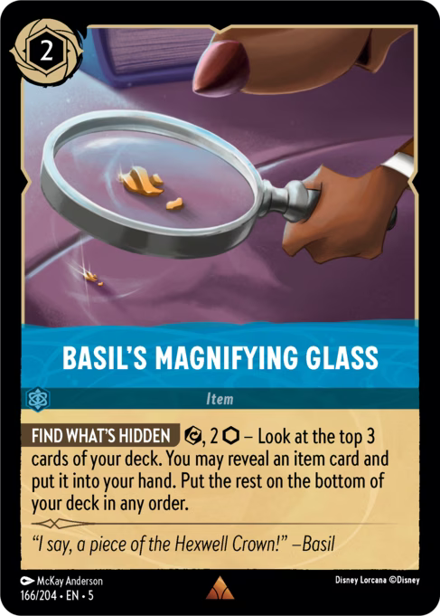 Basil's Magnifying Glass: Shimmering Skies