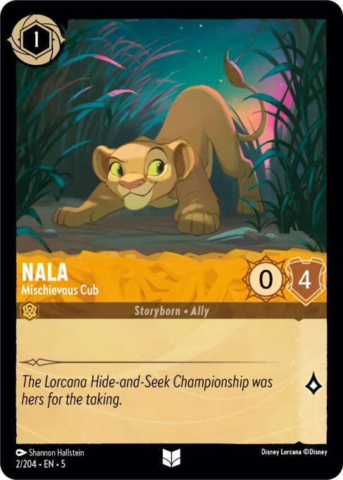 Nala - Mischievous Cub - (Foil): Shimmering Skies