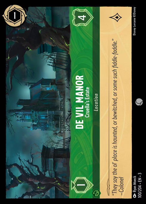 De Vil Manor - Cruella's Estate: Into the Inklands