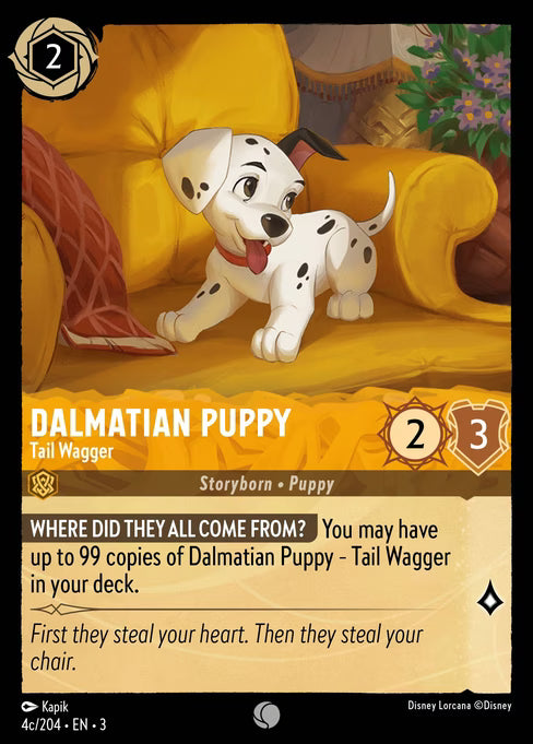 Dalmatian Puppy - Tail Wagger - (Foil): Into the Inklands