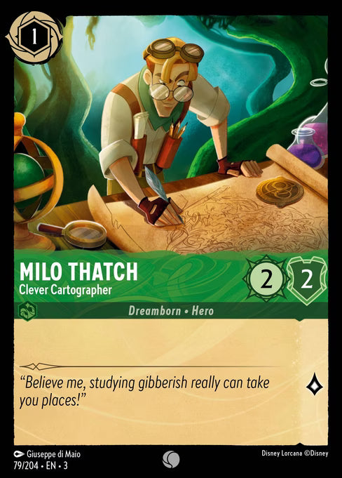 Milo Thatch - Clever Cartographer: Into the Inklands