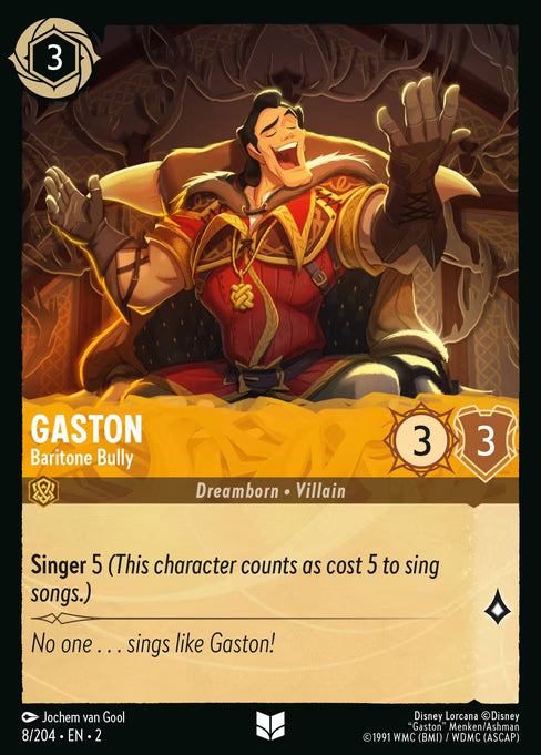 Gaston - Baritone Bully - (Foil): Rise of the Floodborn