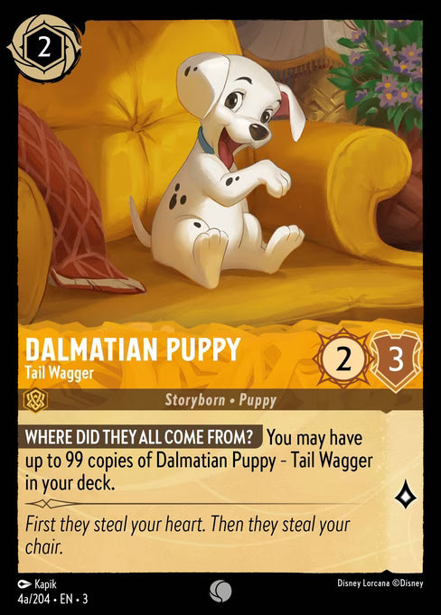 Dalmatian Puppy - Tail Wagger - (Foil): Into the Inklands