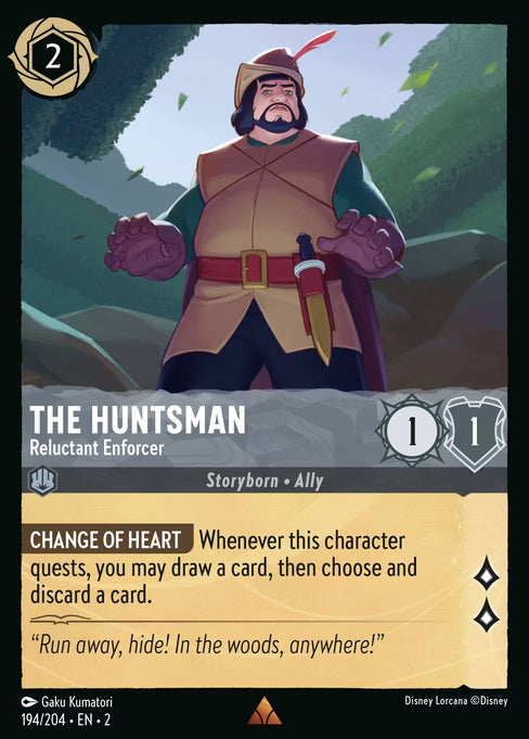The Huntsman - Reluctant Enforcer - (Foil): Rise of the Floodborn