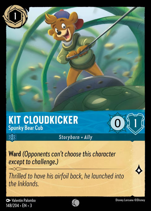 Kit Cloudkicker - Spunky Bear Cub: Into the Inklands