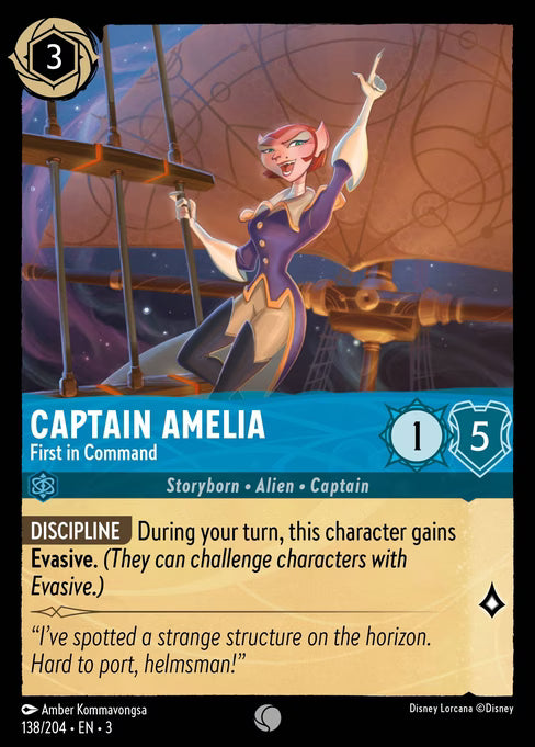 Captain Amelia - First in Command: Into the Inklands