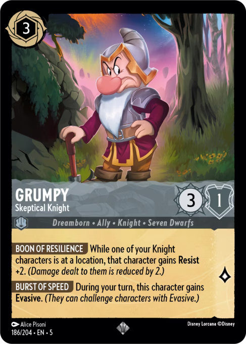 Grumpy - Skeptical Knight: Shimmering Skies