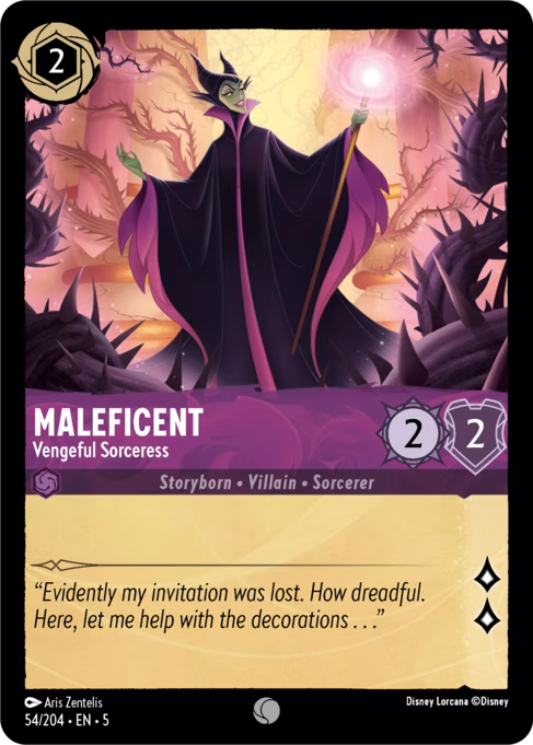 Maleficent - Vengeful Sorceress - (Foil): Shimmering Skies