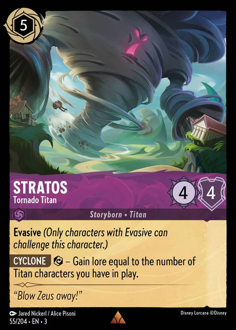 Stratos - Tornado Titan - (Foil): Into the Inklands