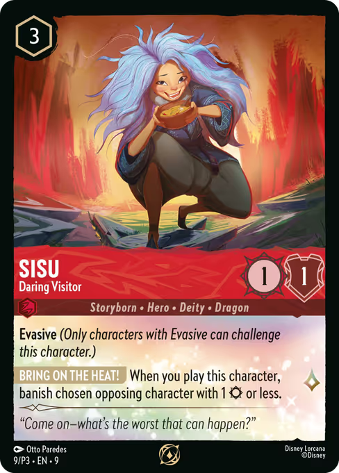 Sisu - Daring Visitor (#009) (League) - (Foil): Promo Set 3