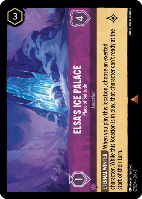 Elsa's Ice Palace - Place of Solitude: Shimmering Skies