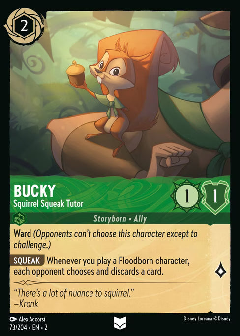 Bucky - Squirrel Squeak Tutor - (Foil): Rise of the Floodborn