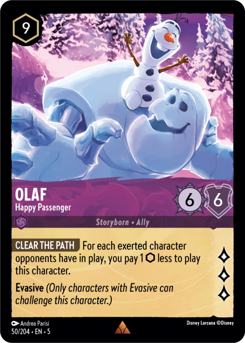 Olaf - Happy Passenger - (Foil): Shimmering Skies