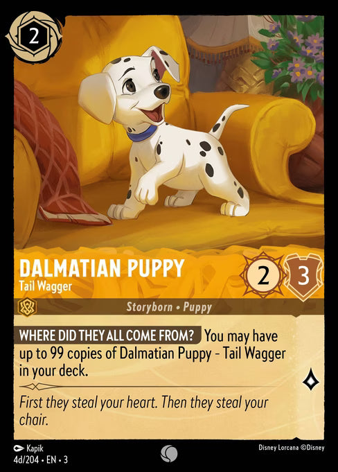 Dalmatian Puppy - Tail Wagger - (Foil): Into the Inklands