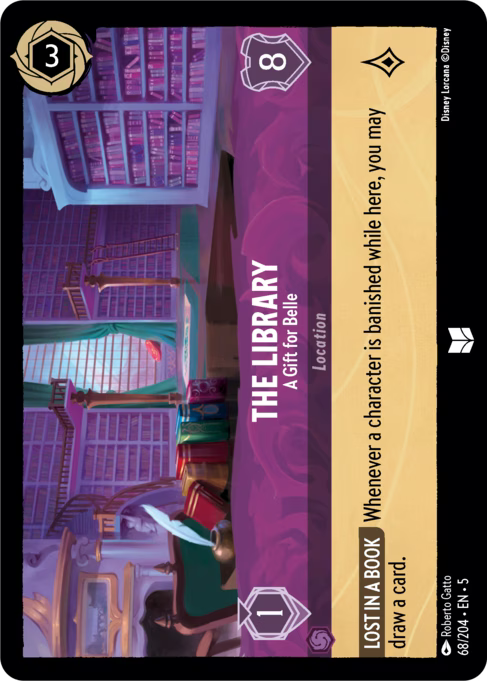 The Library - A Gift for Belle - (Foil): Shimmering Skies