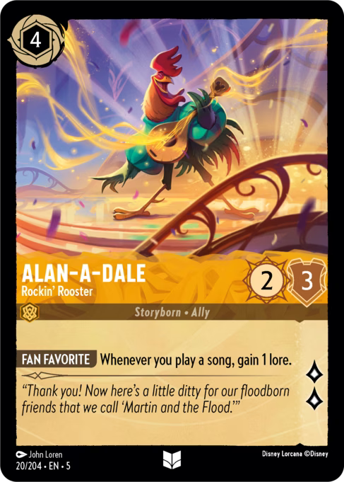 Alan-a-Dale - Rockin' Rooster - (Foil): Shimmering Skies