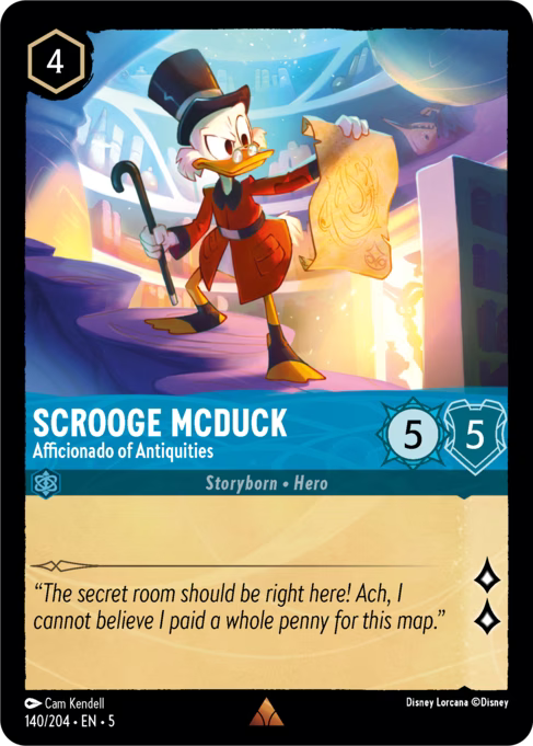 Scrooge McDuck - Afficionado of Antiquities: Shimmering Skies