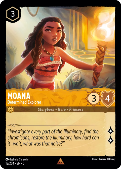 Moana - Determined Explorer - (Foil): Shimmering Skies